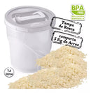 Food Storage Container With Screw Lid 257 fl oz| BPA-Free Plasutil