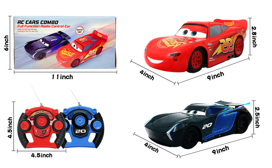ライトニングマックイーン　Radio Control Disney Pixar Cars Lightning McQueen 1:24 RC Vehicle for Kids Race