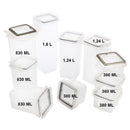 Plasutil 10 Piece Airtight Food Storage Container Set with Lids | BPA Free