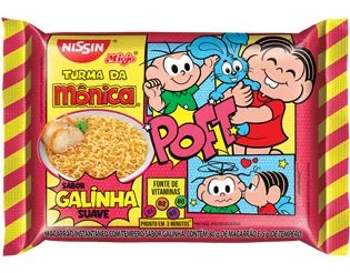 Nissin Lamen Instant Noodle Chicken Low Sodiun 2.64Oz | Miojo Macarrão Instantâneo Sabor Galinha Suave 85g