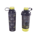 Shaker Bottle With Twist & Lock Protein Box Storage 19.6 Fl oz Bike Plasutil | Leakproof Water Shaker Cup | BPA-Free 7936