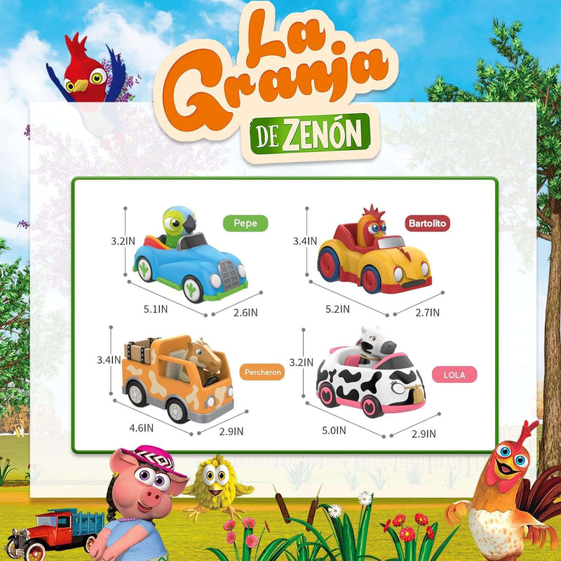 La Granja De Zenon Kids & Baby Car Friction Toys for Toddlers Brazilian Corner