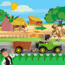 La Granja De Zenon Kids & Baby Car Friction Toys for Toddlers Brazilian Corner