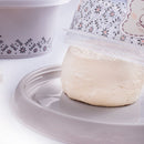 Plasutil Breakfast Storage Set, 5 Pieces, Reusable Containers, Bread Storage, Cake Holder, Toast & Bread Keeper, Cheese Storage Container, Deli Meat & Bacon Keeper Container BPA-Free