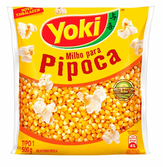 MILHO PARA PIPOCA YOKI  500G Brazilian Corner