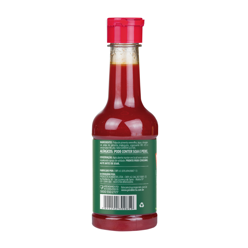 MOLHO DE PIMENTA PREDILECTA 150ML