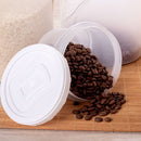 5 Pieces Food Storage Container Clic With Screw Lid | BPA-Free Plastic Meal Prep Set Plasutil