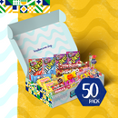 PARTY BOX Candy Variety Pack | Mixed Candies, Chocolates, Cookies & Gum Box Brazilian Corner