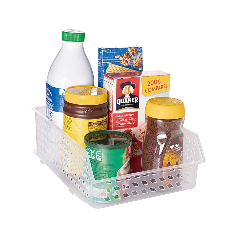 Large and Tall Stackable Storage Pantry Plasutil | Kitchen Counter Organizer Basket for Fruit, Produce, Vegetable | BPA-Free 0677