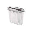 Container For Sugar or Coffee with Lid And Spoon 1.6L Plasutil | Durable Clear Plastic Food Storage | BPA Free