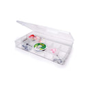 Organizador de plástico transparente grande con 10 rejillas Plasutil | Se utiliza como joyero u otros objetos | Sin BPA 2790