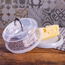 Cheese Holder with Lid and Handle Decora Plasutil | BPA-Free Cheese Containers 8 Inch Cheese Holder 3394