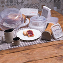 Cheese Holder with Lid and Handle Decora Plasutil | BPA-Free Cheese Containers 8 Inch Cheese Holder 3394