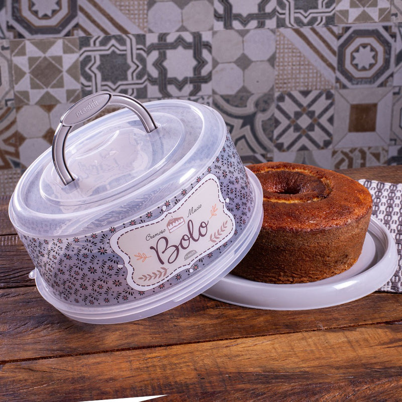 Cake Carrier with Lid and Handle, BPA-Free Cake Containers Cake Holder for 10 inch Plasutil