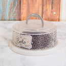 Cake Carrier with Lid and Handle, BPA-Free Cake Containers Cake Holder for 10 inch Plasutil