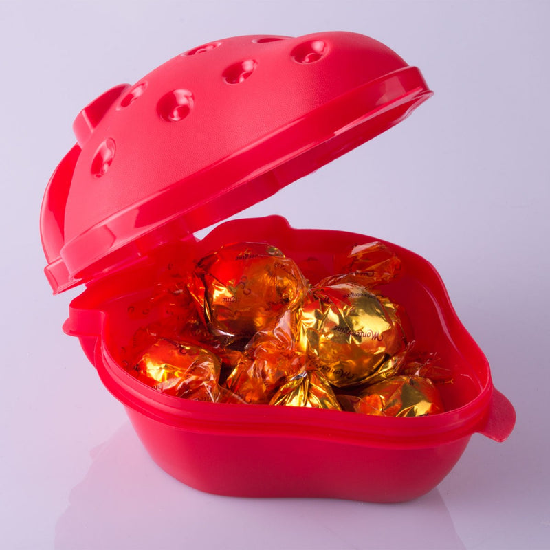 Strawberry Holder 10.14 Fl Oz Plasutil | Box For Snacks And Sweets | Can Be Used In Decoration And Parties | BPA Free 4897