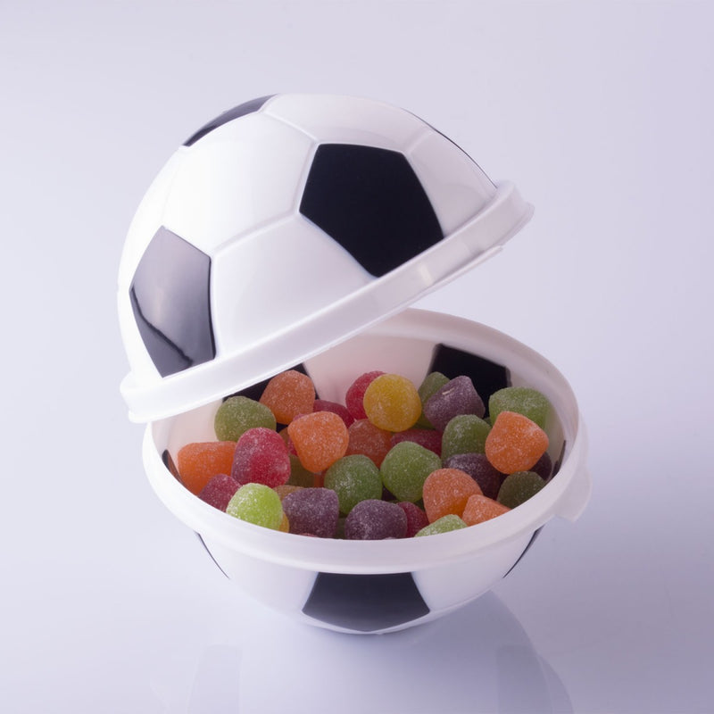 Soccer Ball Mix Holder 12.8 Fl Oz Plasutil | Box For Snacks And Sweets | Can Be Used In Decoration And Parties | BPA Free 5237