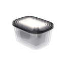 5 Piece Conect Food Storage Container Set with Lids Plasutil | Plastic Meal Prep Set BPA-Free