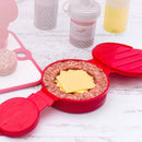 Hamburger press Plasutil |  Meat Press Set to Make Stuffed Burger | BPA-Free 6772