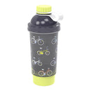 Shaker Bottle With Twist & Lock Protein Box Storage 19.6 Fl oz Bike Plasutil | Leakproof Water Shaker Cup | BPA-Free 7936