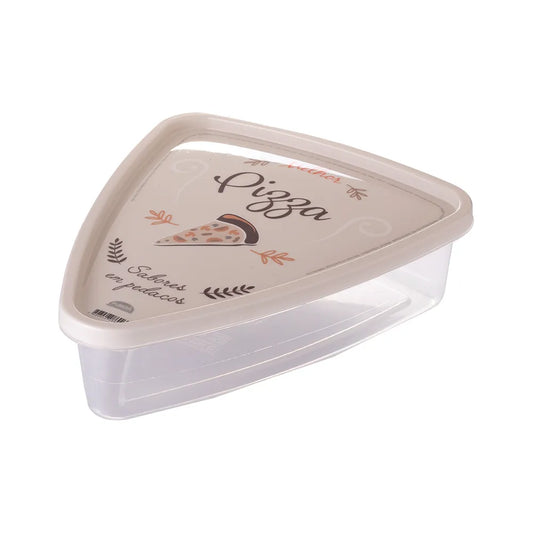 Single Pizza Slice Triangular Box Plasutil | Reusable, Microwave Safe and Dishwasher Safe | BPA-Free 8690