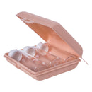 Travel Box With 3 Bottles 3.38 Fl Oz Various Colors Plasutil | Travel Bottles for Shampoo Conditioner Lotion Face Body Wash | BPA-Free 16231