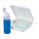 Travel Box With 3 Bottles 3.38 Fl Oz Various Colors Plasutil | Travel Bottles for Shampoo Conditioner Lotion Face Body Wash | BPA-Free 16231