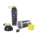 Shaker Bottle With Twist & Lock Protein Box Storage 19.6 Fl oz Bike Plasutil | Leakproof Water Shaker Cup | BPA-Free 7936