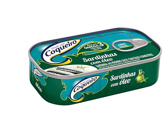 SARDINHA EM OLEO 125G COQUEIRO Brazilian Corner