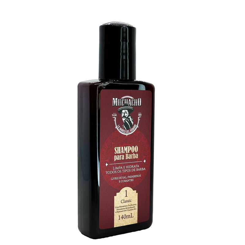 Muchacho Classic Beard Shampoo, Your Beard Clean, Soft & Moisturized 140ML