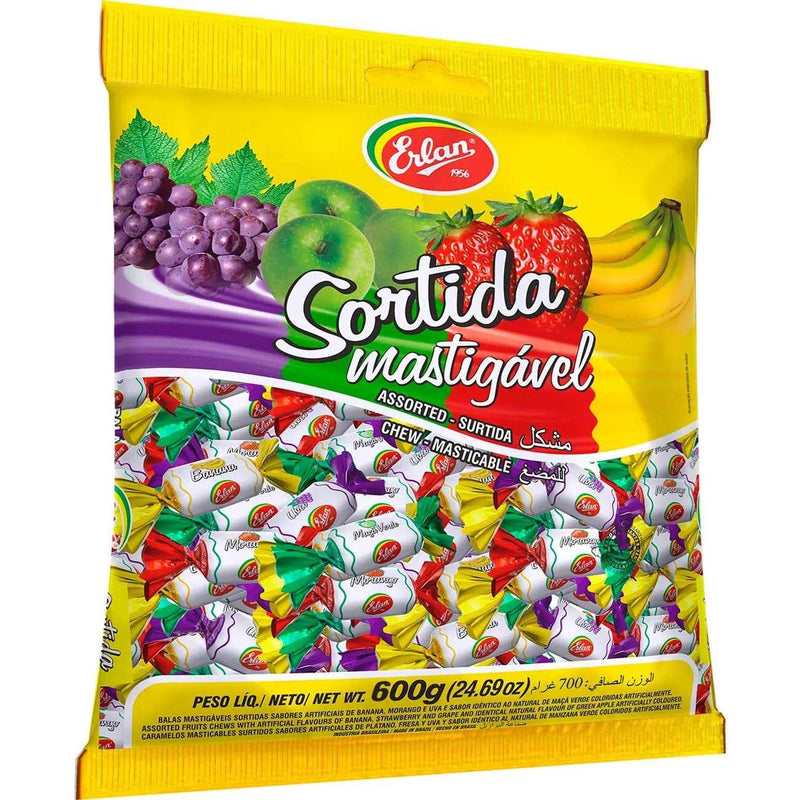 BALA MASTIGÁVEL SORTIDA 600G Brazilian Corner