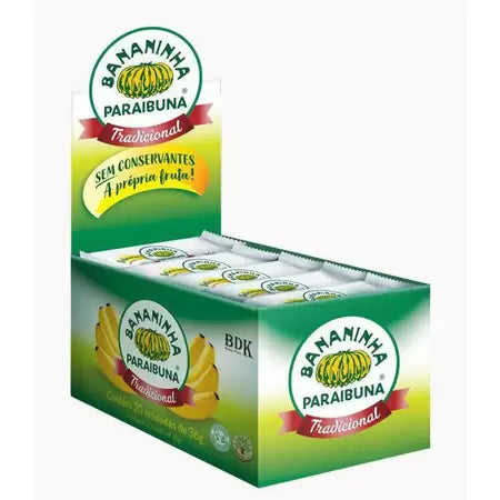 BANANINHA CREMOSA PARAIBUNA TRADICIONAL 720 G C/ 20 UNID