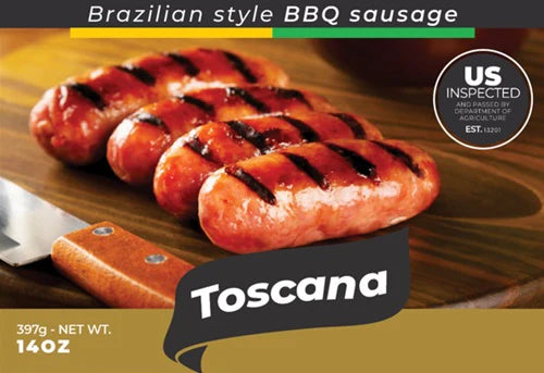 Toscana Sausage Brazilian BBQ Style Linguica Toscana