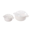 Recipiente para microondas con tapa de 5,74 lb Plasutil | Cacerola, plato para calentar, tazón para fideos, plato para almacenar | Sin BPA 0747