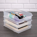 Large and Low Stackable Storage Pantry Plasutil | Kitchen Counter Organizer Basket for Fruit, Produce, Vegetable | BPA-Free 0676