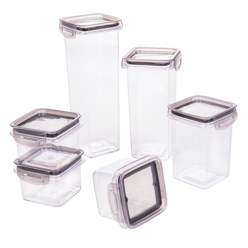 Plasutil 6 Piece Airtight Food Storage Container Set with Lids | BPA Free