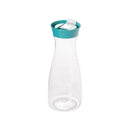 1.8 Liter Easy Mixing Bottle with Tight Round Lid with Snap Lid, Clear and Blue Plasutil | BPA-Free 9352