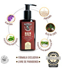 Muchacho Beard Balm - 130ml | Hydrating Formula with Phyto Extracts, Allantoin, Panthenol, White