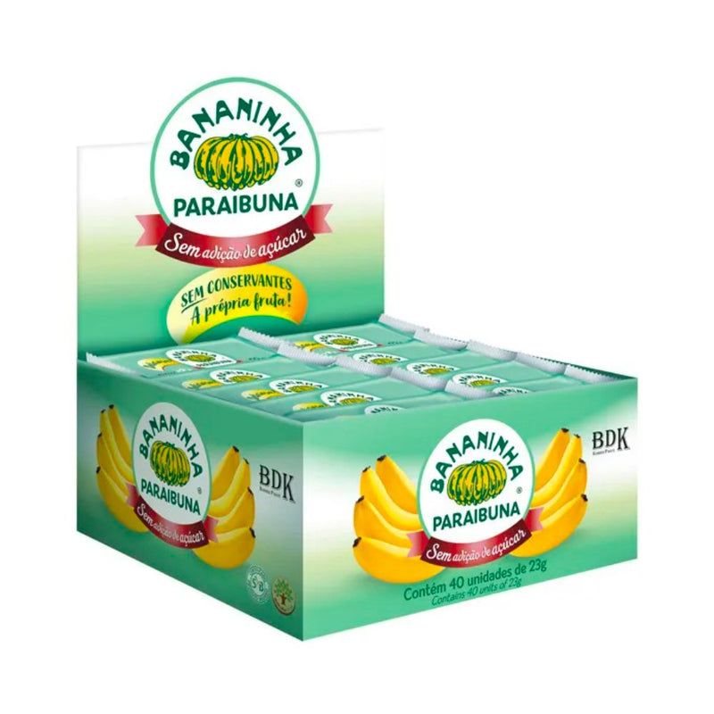 BANANINHA CREMOSA PARAIBUNA SEM AÇUCAR 920G  C/40UNID