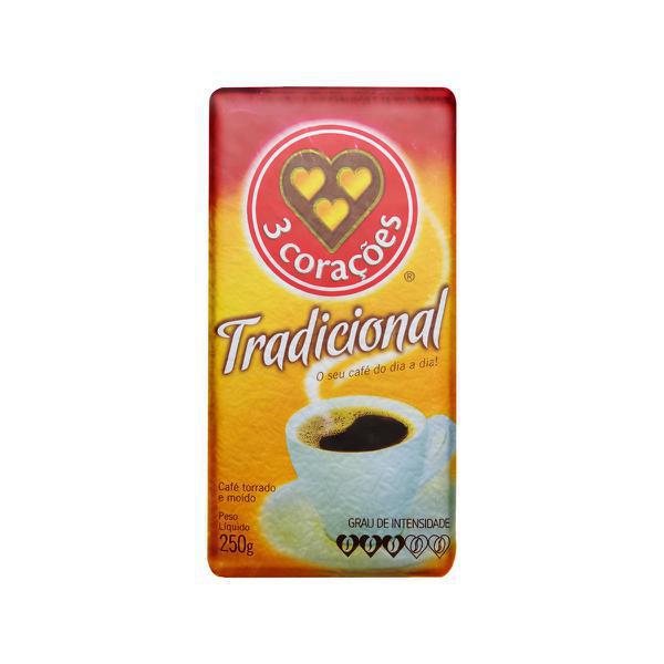 CAFE 3 CORAÇÕES TRADICIONAL 250G