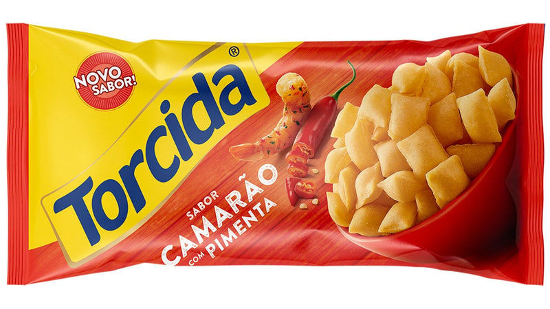 SALGADINHO TORCIDA 70G CAMARAO COM PIMENTA