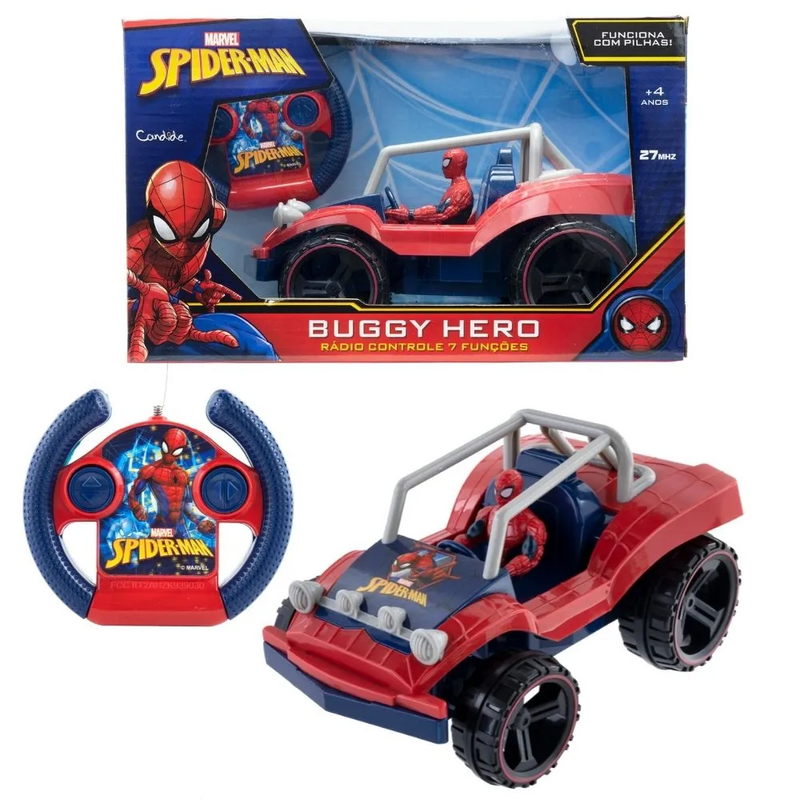 Carro Control Remoto Homem-Aranha Buggy Hero