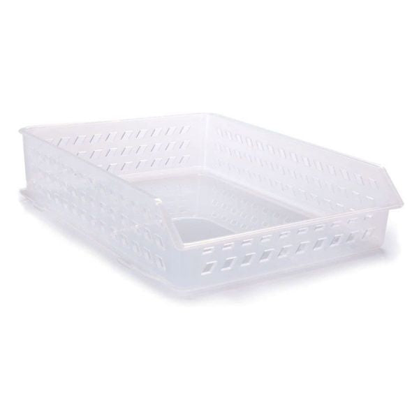 3 Pack Stackable Storage Bins for Pantry Plasutil | Open Front Plastic Storage Basket for Organizing Kitchen, Bathroom, Closet & Bathroom Essentials