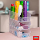 Small and Low Stackable Storage Pantry Plasutil | Kitchen Counter Organizer Basket for Fruit, Produce, Vegetable | BPA-Free 0674