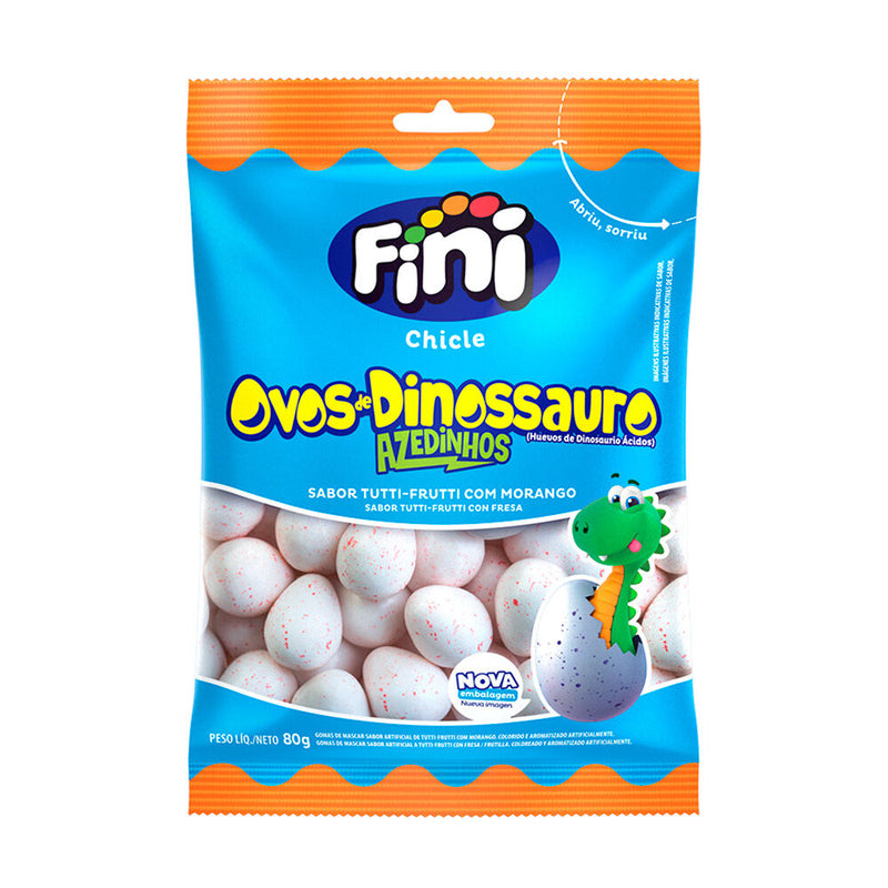 Dinosaur Egg Gum, Fruit-Flavored Chewing Gum, 2.82oz Pack