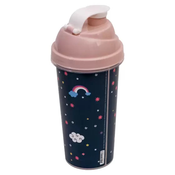 Shaker Bottle 19.6 Fl oz Unicorn Plasutil | Leakproof Water Shaker Cup | BPA-Free 1008