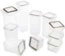 Plasutil 10 Piece Airtight Food Storage Container Set with Lids | BPA Free