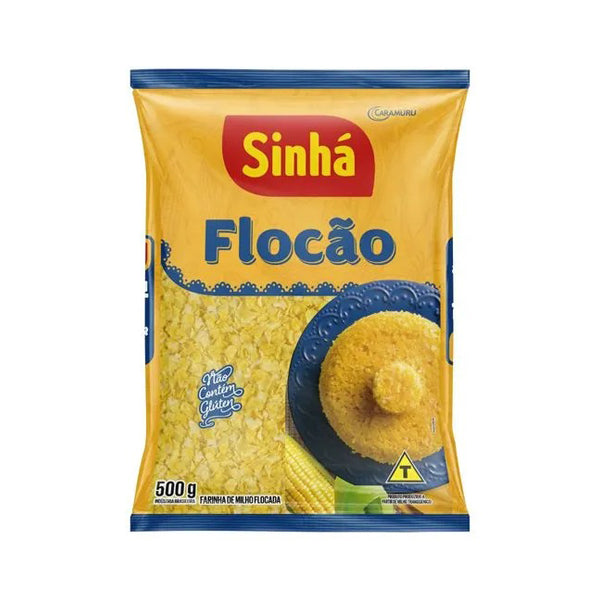 FARINHA DE MILHO FLOCÃO SINHÁ 500G