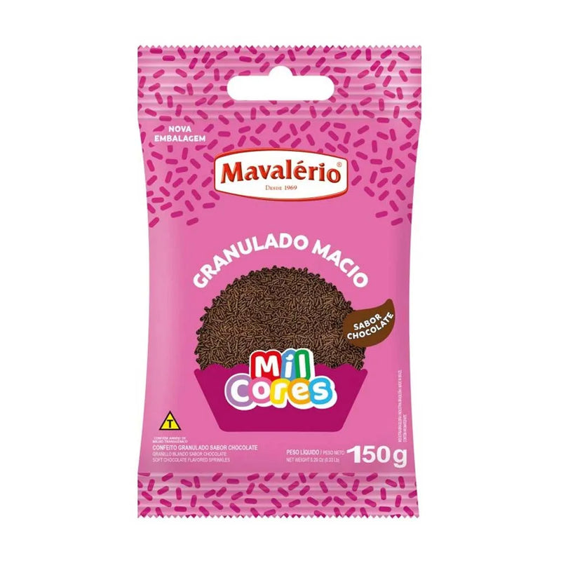 CHOCOLATE GRANULADO MACIO MAVALÉRIO 150G