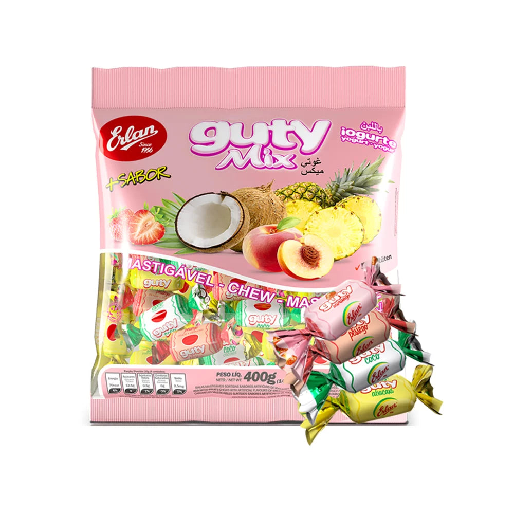 BALA MASTIGÁVEL GUTY MIX 400G Brazilian Corner